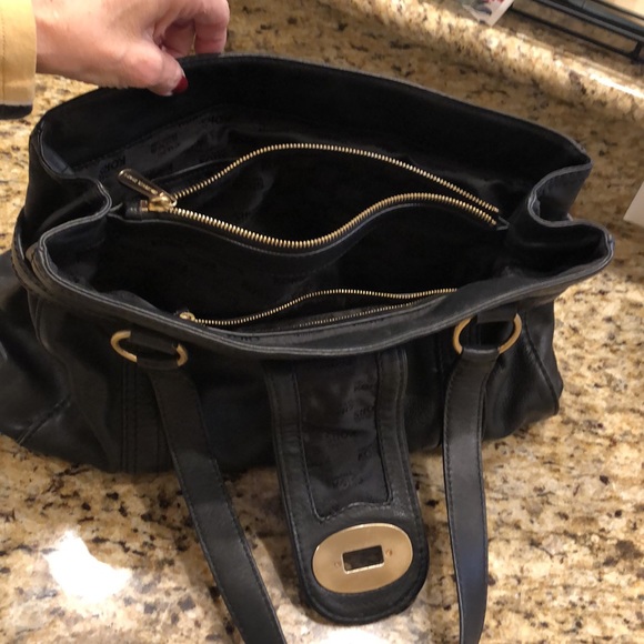 Michael Kors Black 8 Compartment Leather Handbag - Picture 8 of 9